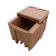 SGS Insulated Ice Caddy , 110L Portable Ice Storage Bins