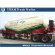 20tons - 40tons Pneumatic cement trailers for flour powder material transportation