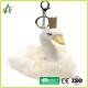 CPSIA Stuffed Swan Princess Flash Key Chain For Girls