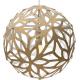 Floral Natural Wood Pendant Light Globe Suspension Lamp Ball E27 Light Source