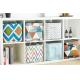 Clothing box canvas cotton linen folding Oxford cloth storage toy storage organizer