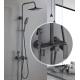 OEM Gray 304 Stainless Steel Wall Mounted Brass Faucet