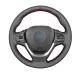 BMW X3 F25 X4 F26 Car Fitment PU Leather Customized Hollow Strip Steering Wheel Cover