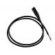 Straight Headed Three Core Electric Wire Harness Cable With Plastic Case 1100mm