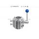 DN25 Sanitary Mixproof Butterfly Valves For Home Brewing