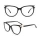 Pure Handmade cat eye acetate glasses With Multi Color 180° Flexible Hinges