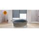 Oval Freestanding Artificial Stone Bathtub Acrylic Seamless Joint 170CM