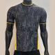 Durable Fan Version Jersey 100% Polyester Fiber Black Football Training Jersey