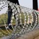 High Security Perimeter Protection Concertina Barbed Wire For Military Bases