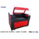 Black And Red Fabric Laser Cutting Machine with Honey Comb Table For Wood Engraving