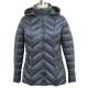 Winter Warm Womens Puffer Coat With Hood , Casual Style Slim Down Jacket