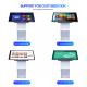 Qtenboard 43 49 55 Inch Indoor Vertical Android Advertising Video Display Portable Folding Payment Self Service Kiosk with Favorable Discount