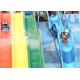 Muti - Color Racing Outdoor Fiberglass Water Slides For Youth / Children