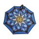 Custom Fiberglass Frame Reverse Inverted Umbrella Double Layer With C Shape Handle