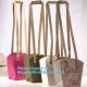 Clothes paper carrier bag for packing,Luxury cooler cotton draw string leather