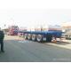 Shipping container truck trailer 4 Axles 48' flatbed trailers -  TITAN VEHICLE