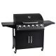 Back to School Occasion 6 Burners Portable BBQ Gas Grill with Electronic Pulse Ignition