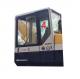 KOMATSU Excavator Cab Glass For Diggers Left Door Back Side Position No.4