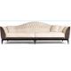 Stylish Ergonomic Lounge Suite Beige Sofa White Couch Living Room Wearproof