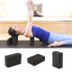 Black Yoga Exercise Blocks Indoor Foam Yoga Brick Stretching Aid Gym Pilates