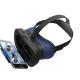 Black 30mm Width Elastic Hook And Loop Straps For VR Headset