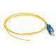 SC fiber optic pigtail PC, UPC and APC  0.9mm single mode or multimode IL