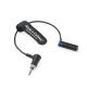 Mini XLR 3 Pin Male To Right Angle 3.5mm Screw TRS Audio Cable For Canon-EOS-C70