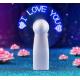 Mini Portable Handy Led Custom Message Battery Fan Programmable Led Display Handheld ElectricFan