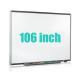 106 Inch Touch Intelligent Smart Interactive Whiteboard For School Meetings