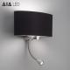 Modern flexible headboard wall lamp & inside bed board wall light bed wall lamp for luxury hotels