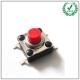 IP67 Waterproof Tact Switch 6x6mm 4 Pin SMD Red Silicone Button Switch