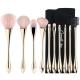 Fashionable Synthetic Powder Foundation Brush Gold And Customized Color
