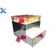 Mirror Acrylic LED Box With Drawer , Flowers Packing Mirror Flower Box