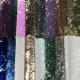 Textured Quilted Mermaid Sequin Material Non Deformable Multi Color