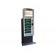 Public Mobile Cell Phone Charging Station Kiosk Banknote Operated With LED Light Inside Lockers