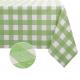 Square Green Disposable Tablecloth