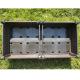 Home Urban Antioxidant Plastic Patio Planter Boxes High Raised  No Leakage