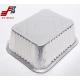 6 Inch Square Foil Trays Non Toxic For Dining Room