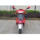 Air Cooled Mini Bike Scooter 50cc Red Full Aluminum Adult Electric  Motorcycle