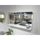 Indoor Bathroom Mirror With LED Lights Easy To Install Hotel Use