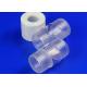 Fire Polished Heating Clear Quartz Tube With Ptfe Screw Lid Female Thread
