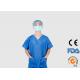 PP Plastic Material Disposable Medical Scrubs With Short Sleeves