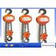 0.5-300 Ton Capacity Tower Erection Tools , Hand Chain Pulley Hoist