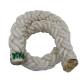 8 Strand Braided White Polyester Rope Polyamide Wear Resistant