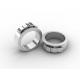 Tagor Jewelry New Top Quality Trendy Classic 316L Stainless Steel Ring ADR40