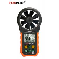 Backlight Digital Display Digital Wind Meter , Wind Measuring Device USB Port