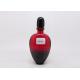 Red And Black 60ml Refillable Empty Scent Bottles 170mm Height With Silver Crimp Pump