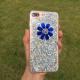 TPU DIY Sunflower Pasted Glitter Shine Back Cover Cell Phone Case For iPhone 7 6s Plus