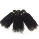 Factory Free Shipping Hot  Sell Unprocessed Natural Color Virgin Mongolia Hair Kinky Curl With Lace Closure And Frontals