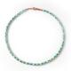 Alloy Tile Enamel Beads Necklace Boho Style for Woman Weeding